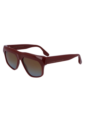 Victoria Beckham Bordeaux Acetate Sunglasses