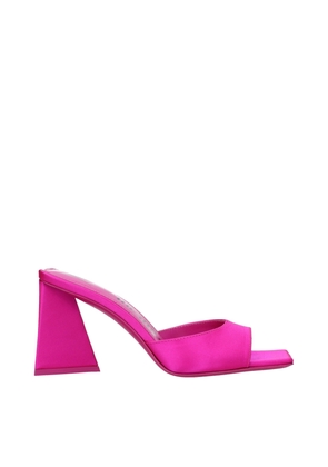 Pink Satin Sandal - EU36/US6