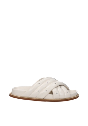 Beige Leather Slipper - EU36/US6