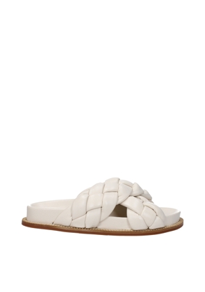Beige Leather Slipper - EU37/US7