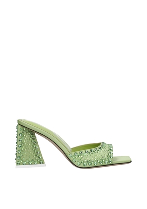 Green Satin Sandal - EU35/US5