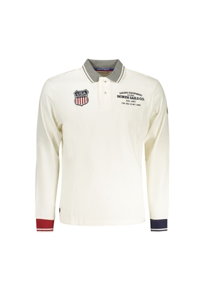 North Sails White Cotton Men's Polo Shirt - S