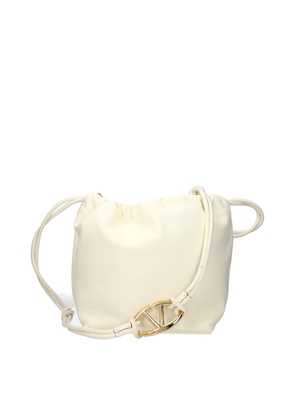 Valentino Garavani Beige Leather Shoulder Bag