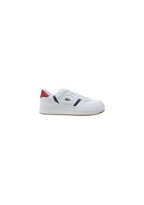 Lacoste White Leather Low Top Sneakers - EU44/US11