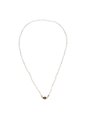 Valentino Garavani White Metal Necklace