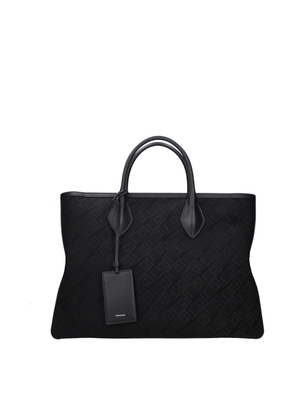 Salvatore Ferragamo Black Fabric Handbag
