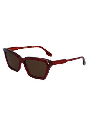 Victoria Beckham Red Acetate Sunglasses