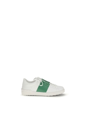 Valentino Garavani White Calf Leather Bos Taurus Low Top Sneakers - EU39/US6