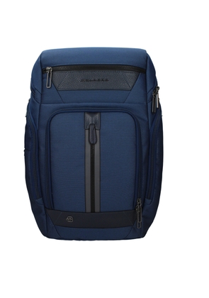 Piquadro Blue Fabric Backpack