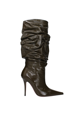 Green Leather Boot - EU36/US6