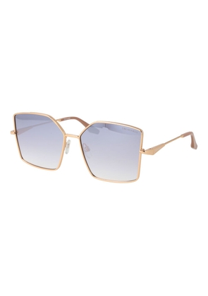 Trussardi Gold Metal Sunglasses