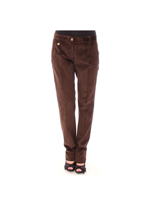 Dolce & Gabbana Brown Cotton Casual Pants - IT42