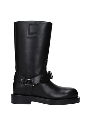 Black Leather Boot - EU38/US8