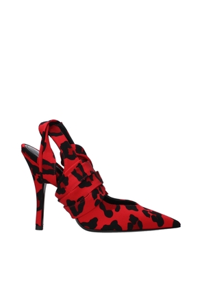 Red Fabric Sandal - EU36/US6