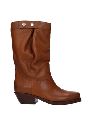 Brown Leather Ankle - EU36/US6