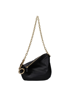 Black Leather Shoulder Bag