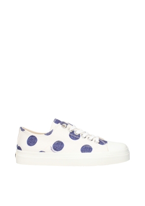 Moschino White Fabric Low Tops - EU35/US5