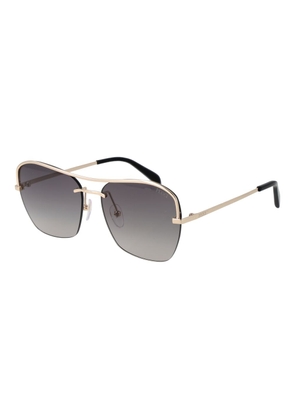 Emilio Pucci Gold Metal Sunglasses