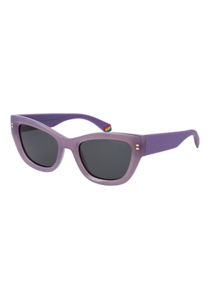 Polaroid Purple Plastic Sunglasses