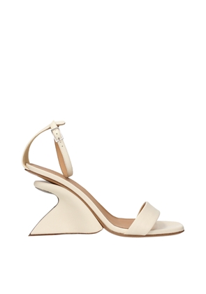 Off-White Beige Leather Platforms - EU36/US6