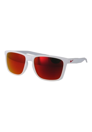 Nike White Stainless Steel Sunglasses