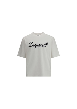 Dsquared² White Cotton T-Shirt - M