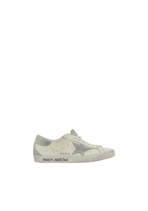 Golden Goose White Calf Leather Bos Taurus Low Top Sneakers - EU40/US7