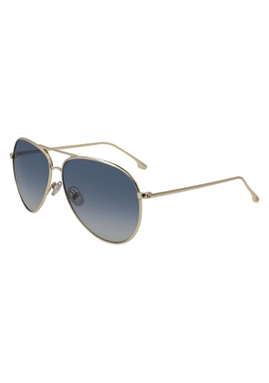 Victoria Beckham Gold Metal Sunglasses