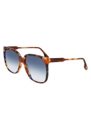 Victoria Beckham Brown Acetate Sunglasses