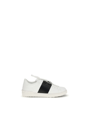 Valentino Garavani White Calf Leather Bos Taurus Low Top Sneakers - EU39.5/US6.5