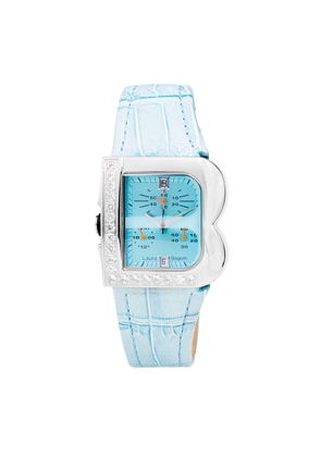 Laura Biagiotti Blue Leather Dress Watch