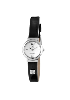Laura Biagiotti Black Leather Dress Watch