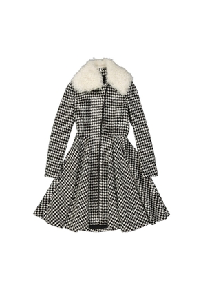 Giambattista Valli Black Virgin Wool Coat - 40