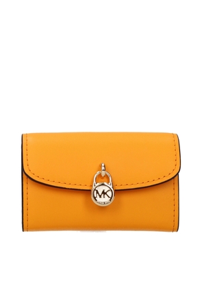 Michael Kors Orange Leather Wallets