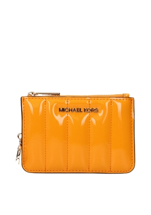 Michael Kors Orange Leather Wallets