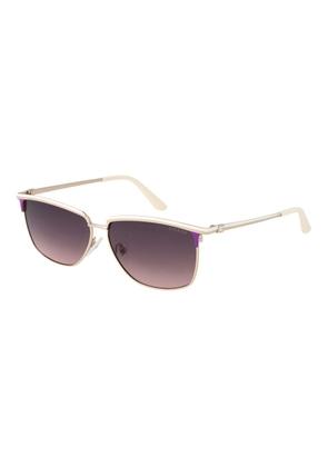 Guess White Metal Sunglasses