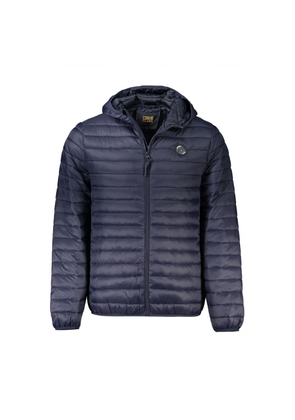 Cavalli Class Blue Polyamide Shell Jacket - S