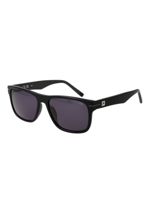 Fila Black Cellulose Acetate Sunglasses