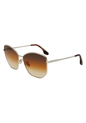 Victoria Beckham Gold Metal Sunglasses