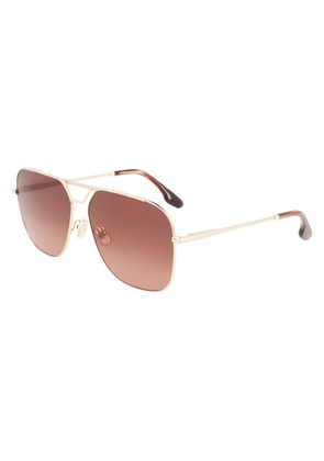 Victoria Beckham Gold Metal Sunglasses