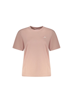 Fila Pink Cotton Women's T-Shirt - XS