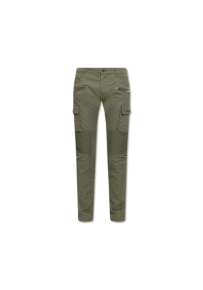 Balmain Bicolor Cotton Cargo Pants - W32