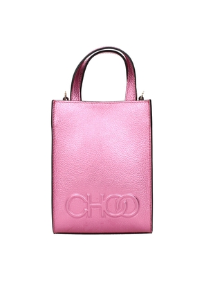 Jimmy Choo Pink Leather Handbags