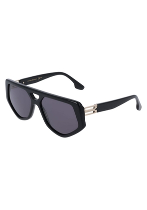 Victoria Beckham Black Acetate Sunglasses