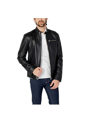 Peuterey Black Leather Jacket - L