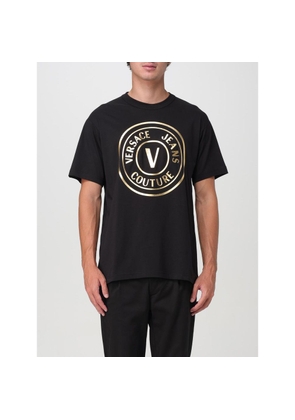 Versace Jeans Black Cotton T-Shirt - XL