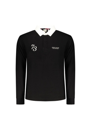 Pepe Jeans Black Cotton Women's Hoodie - S