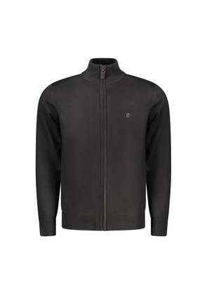 Coveri Moving Black Viscosa Mens Sweater - M