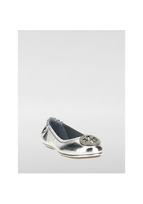 Tory Burch Silver Leather Ballet Flats - EU36/US6
