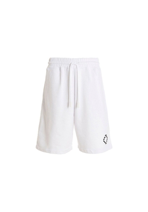 Marcelo Burlon White Cotton Shorts - S